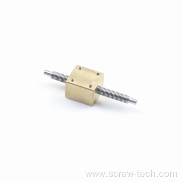 Lead screw Tr6x2 with square nut